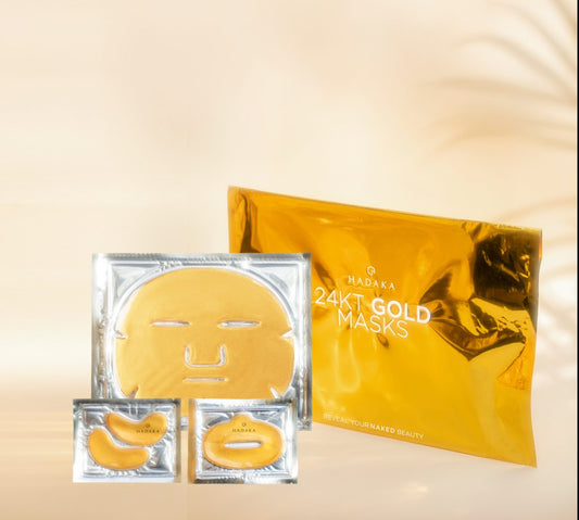HADAKA | 24KT Gold Mask Trio