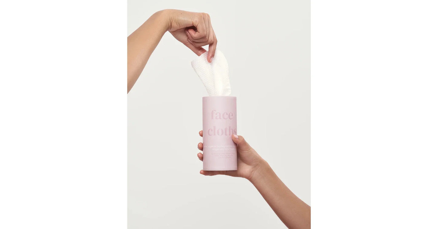 Elle Hall - Cotton Face Cloths (30/tube)