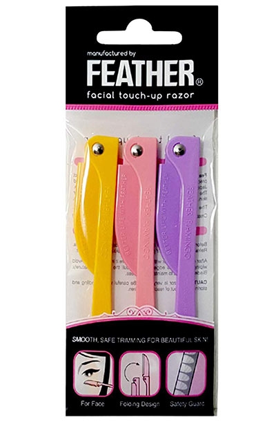 FEATHER | Flamingo Facial Touch-Up Razors