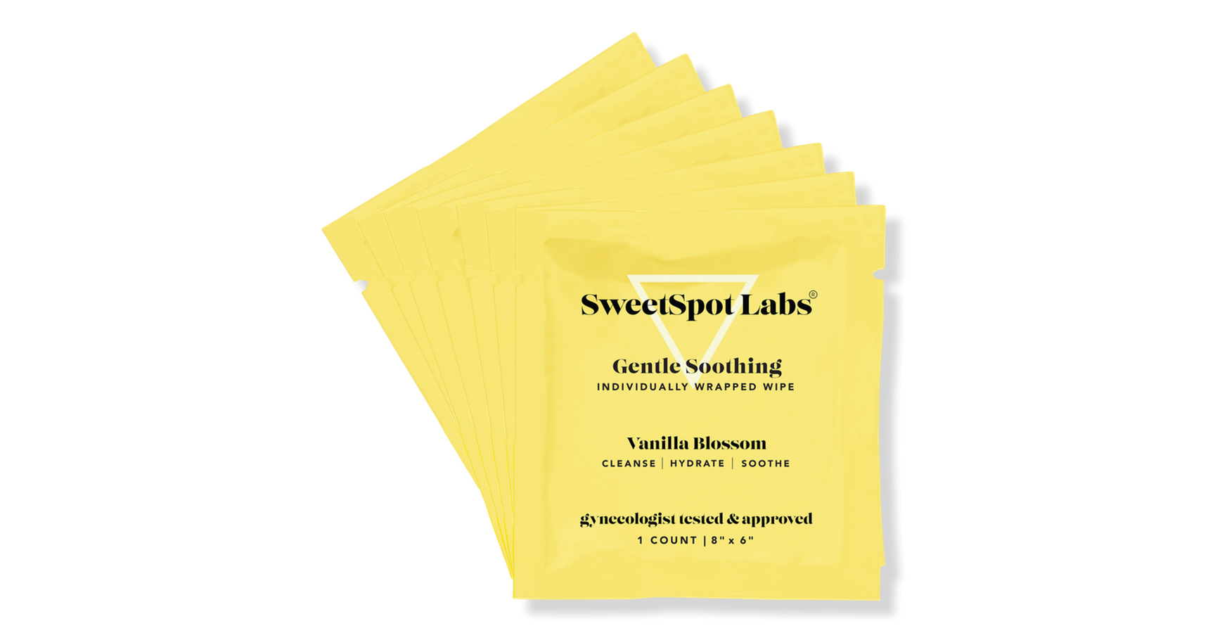 SweetSpot on-the-go feminine wipes - Vanilla Blossom (individual)
